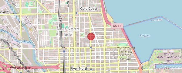 Map showing Chicagoland Men's Health - Low Testosterone Replacement Therapy in Chicago, IL
