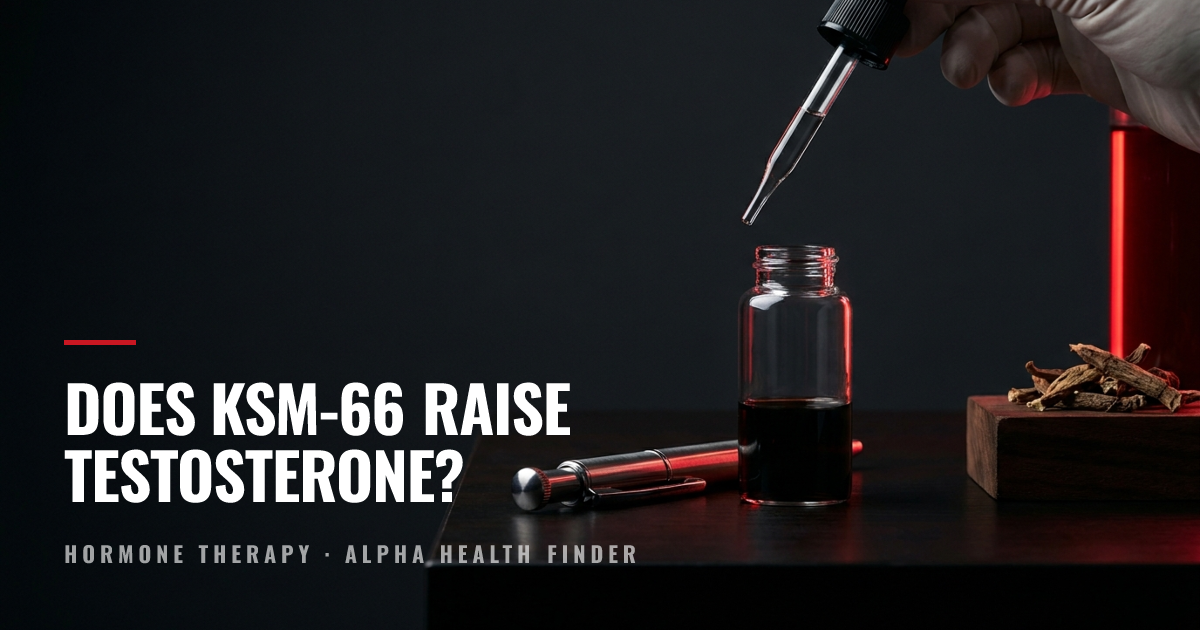 Does KSM-66 Ashwagandha Actually Raise Testosterone? What the Evidence ...